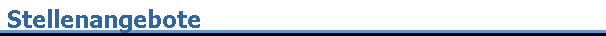 Stellenangebote